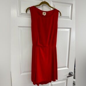Crown & Ivy Red Sleeveless Dress